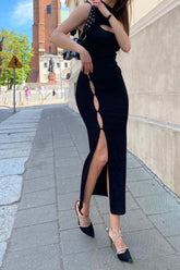 Picador Bodycon Hollow Out Cutout Dress