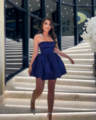 Blue Enchantress Mini Party Dress