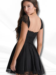 Eclipse Charm Bold Black Mini Dress