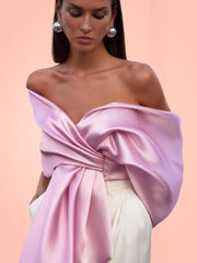 Frosted Blush Off Shoulder Top