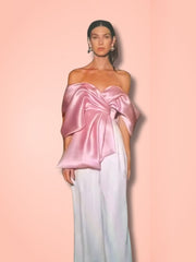 Frosted Blush Off Shoulder Top