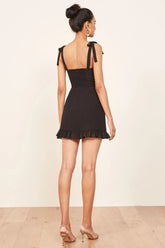 Dorris Sweetheart Neck Ruffled Bodycon Mini Dress