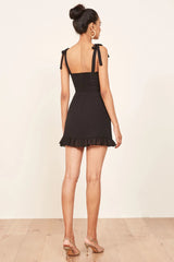 Dorris Sweetheart Neck Ruffled Bodycon Mini Dress