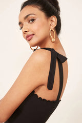 Dorris Sweetheart Neck Ruffled Bodycon Mini Dress