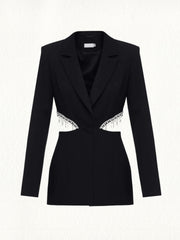 Althea Glow Full Sleeves Blazer Dress