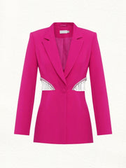 Althea Glow Full Sleeves Blazer Dress