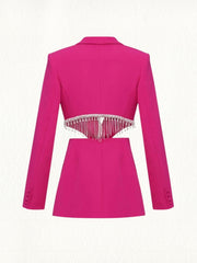 Althea Glow Full Sleeves Blazer Dress