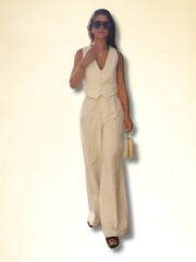 Off-white Classic Co-ord Set