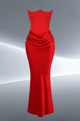 Red Temptation Maxi Dress