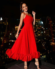 Scarlet Desire Red Maxi Dress