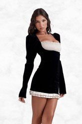 Timeless Allure Full Sleeves Party Dress