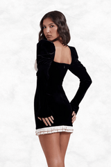 Timeless Allure Full Sleeves Party Dress