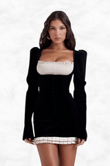 Timeless Allure Full Sleeves Party Dress