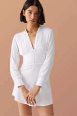 Arnold V Neck Corset Statement Mini Shirt Dress