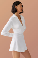 Arnold V Neck Corset Statement Mini Shirt Dress